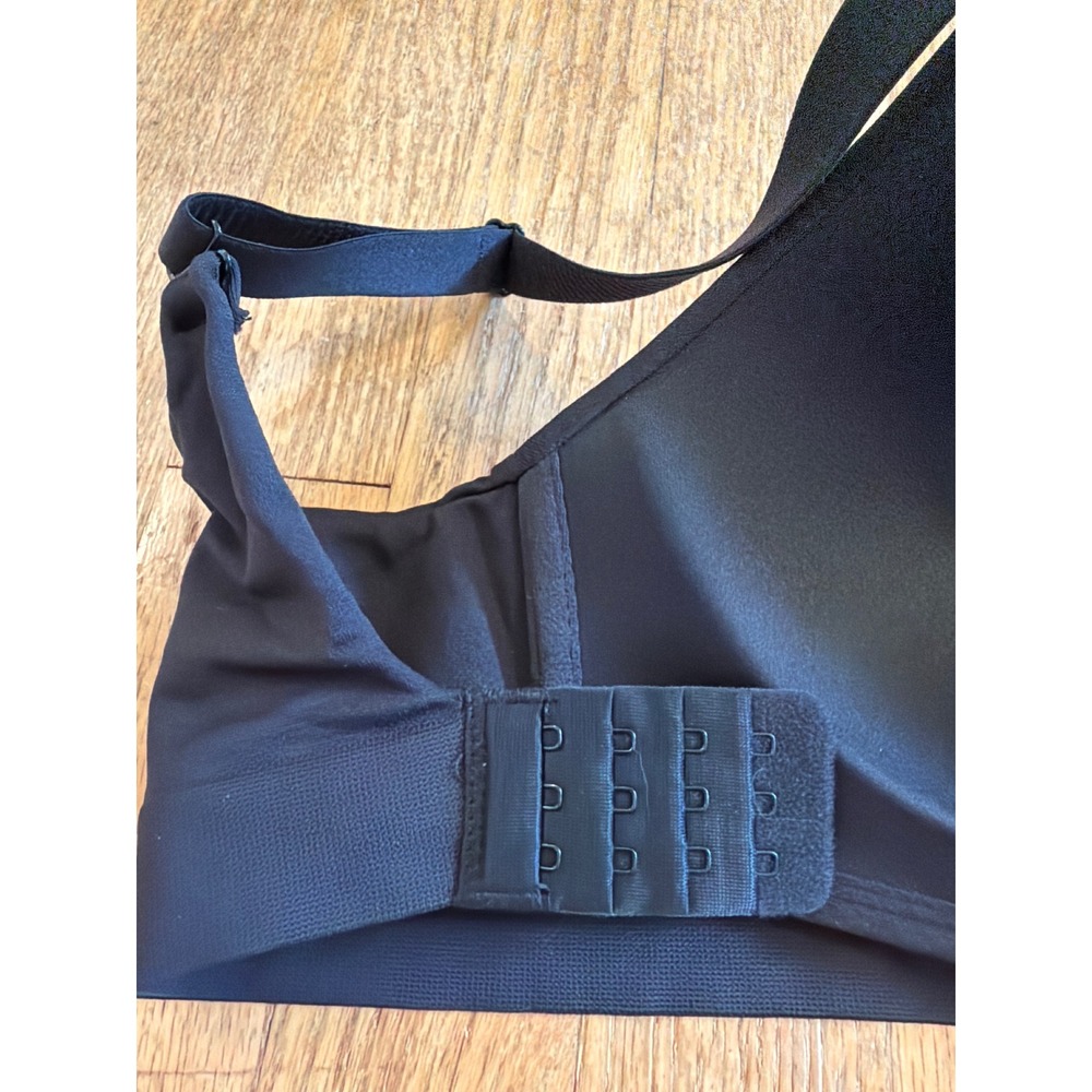 Truekind T Shirt Wireless Shaper Bra #10210 Black Size Medium Comfort Support - Picture 6 of 6